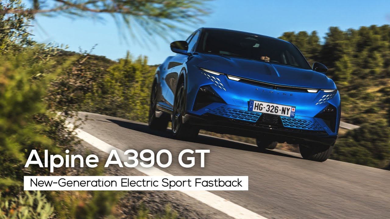 2026 Alpine A390 GT — Alpine Vision Blue