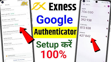 Exness app me Google Authenticator Setup kaise kare | how to setup Google Authenticator in exness