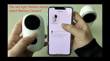 IHOUONE A3 Battery camera connection WiFi method video（Please select 1080P and above to watch）