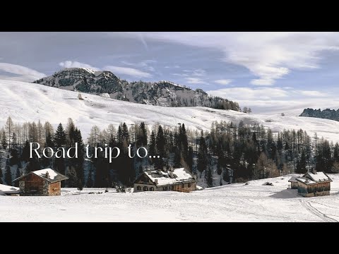 Road trip Rome to Val di Fassa | Dolomites + Moena + Passo San Pellegrino | Short Vlog Christmas21