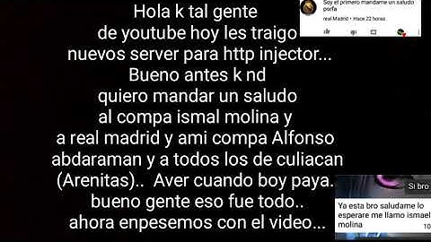 Nuevos Servidores Full para  http inyector  (Telcel 2018)