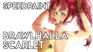 【Andi】 Brawlhalla: Steamsmith Scarlet 【Speedpaint】