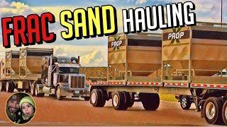 Frac Sand Hauling in West Texas! Owner Operator Oilfield Trucking