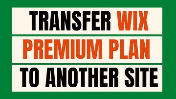 How to Transfer Wix Premium Plan To Another Wix Website  | Assign Wix Premium to Different Site