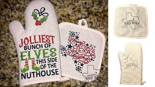 Sublimated Left Handed Oven Mitt