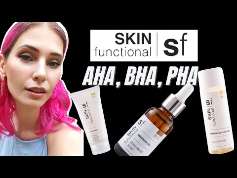 AHA, BHA, PHA - Skin Functional #glycolicacid #salicylicacid #polyhydroxyacid #chemicalexfoliants