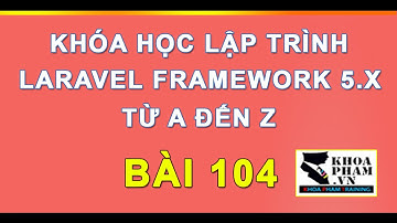 Bài 104: Hiển Thị Hình Ảnh Sản Phẩm Detail Phần 1 Project Laravel 5 - Lập Trình Laravel Khoa Phạm