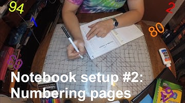 Interactive Notebook Setup #2 - Number pages