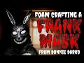 Foam crafting a frank the rabbit mask from donnie darko