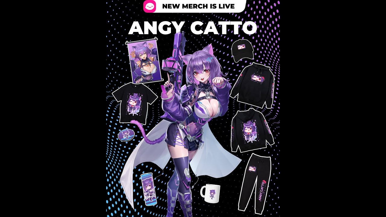 【 GET ANGY MERCH HERE 】💜 Nyarigato for your support!!! 🥳