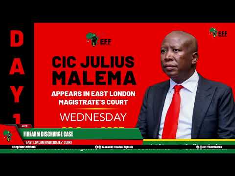 DAY 1- CIC Julius Malema Appears In East London Magistrates Court.