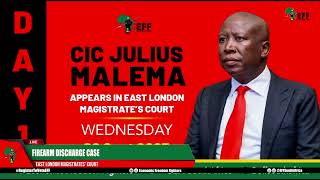 DAY 1- CIC Julius Malema Appears In East London Magistrates Court.