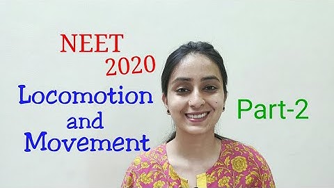 NEET 2020 | Locomotion and Movement | Part-2 | Quick Revision