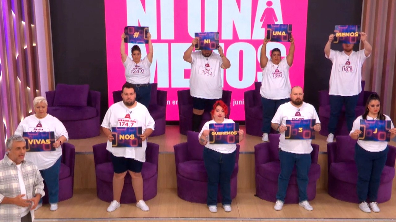 #NiUnaMenos El mensaje de Cuestión de peso contra la violencia machista y los femicidios