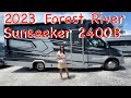 Tour the new 2023 forest river sunseeker 2400b b class rv