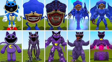 EVOLUTION OF ALL NEW SONIC VS CATNAP SMILING CRITTERS POPPY PLAYTIME CHAPTER 3 In Garry