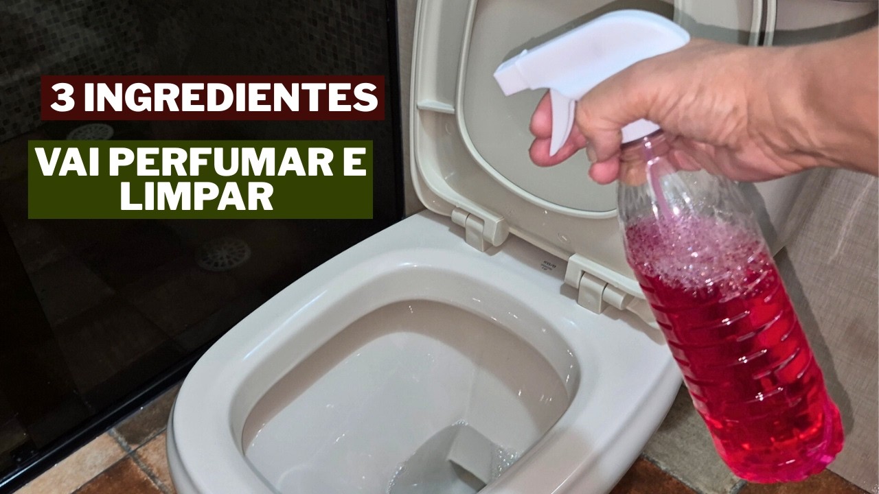 É só Misturar 3 Ingredientes e seu Banheiro Vai Brilhar e Acabar com Mau Odor
