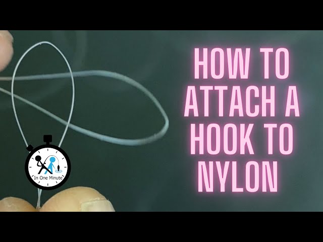 How to attach a hook to nylon 
