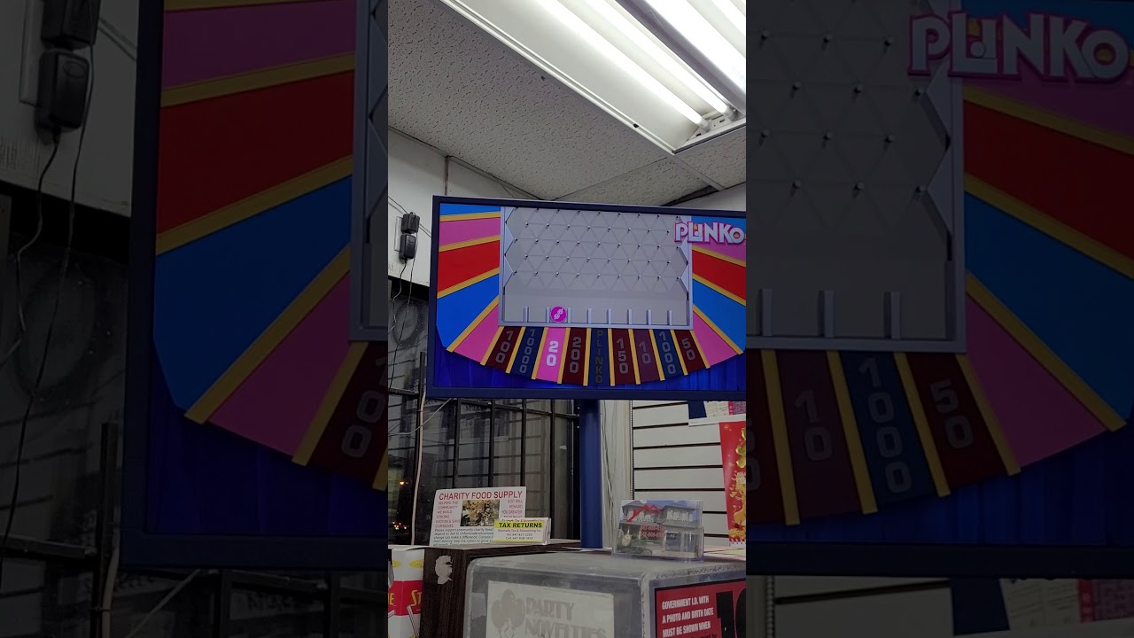 PLINKO Chip Drop in store #shorts  guaranteed to win $10 to $10,000 or PLINKO.