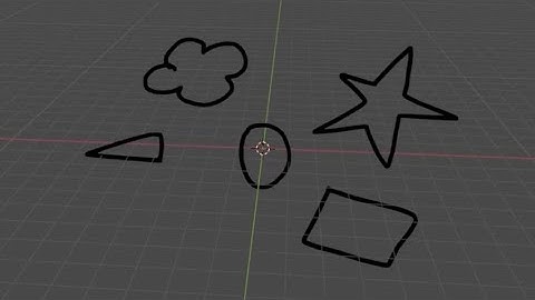 Draw with Grease Pencil and fill using Geometry Nodes