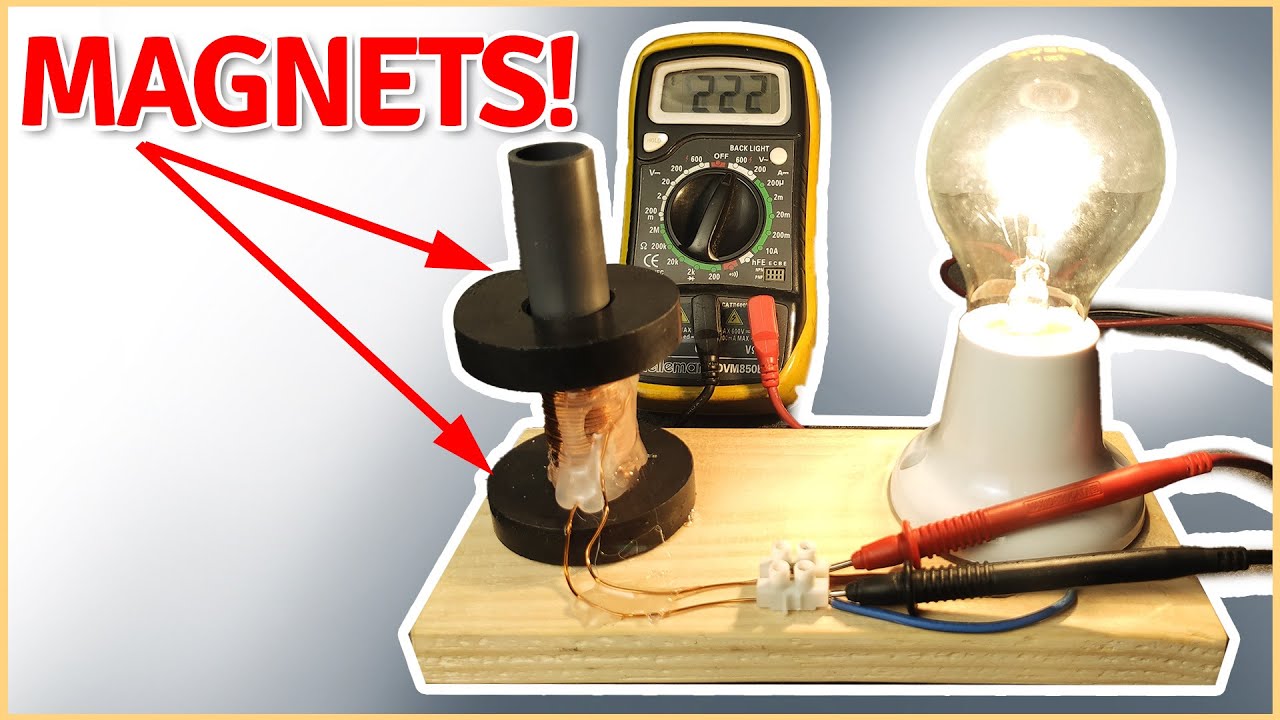 FREE ENERGY WITH MAGNETS 🧲💡💡- Infinite Magnetic - New Method 2023 - YouTube