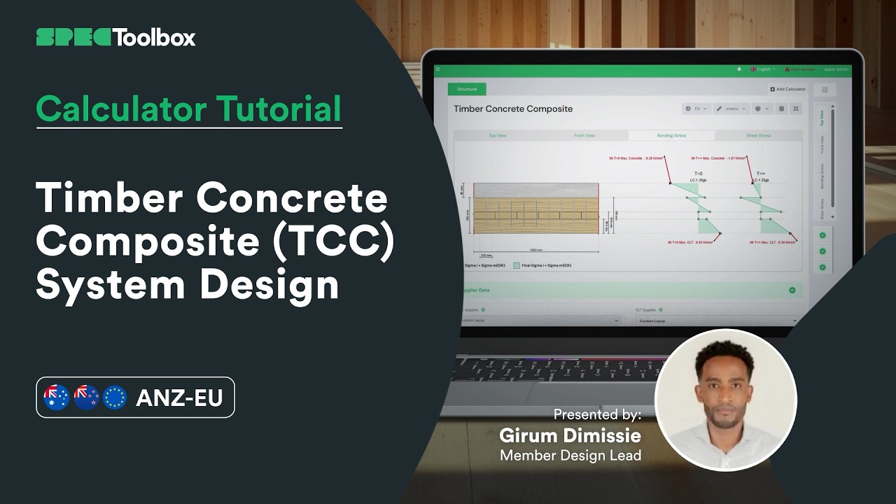 Tcc Structure Timber Concrete Composite (TCC) System Design - YouTube