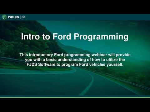 Intro to Ford Programming Training
