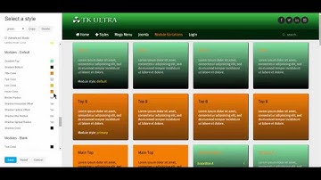 TK Ultra Joomla Template - Customizer Demo