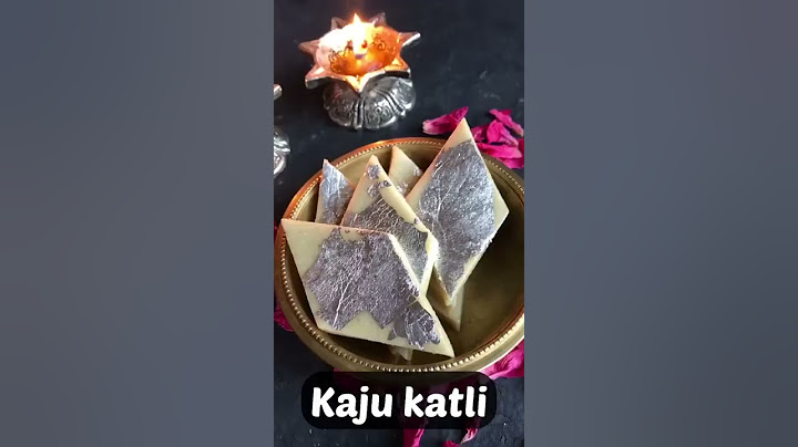 Kaju katli recipe😋😋 || Quick and easy recipe which you can make for Diwali #kajukatli #diwalisweets
