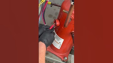 One way to check an AC compressor for continuity