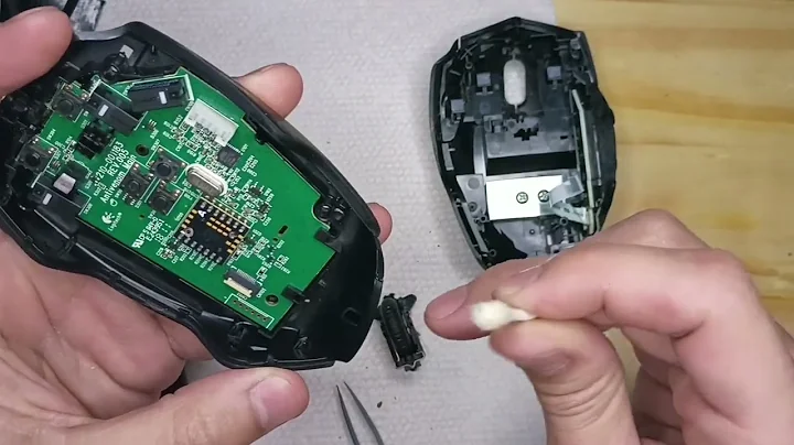 Logitech G600 Disassembly Cleaning and Reassembly with Mouse Skate Replacement