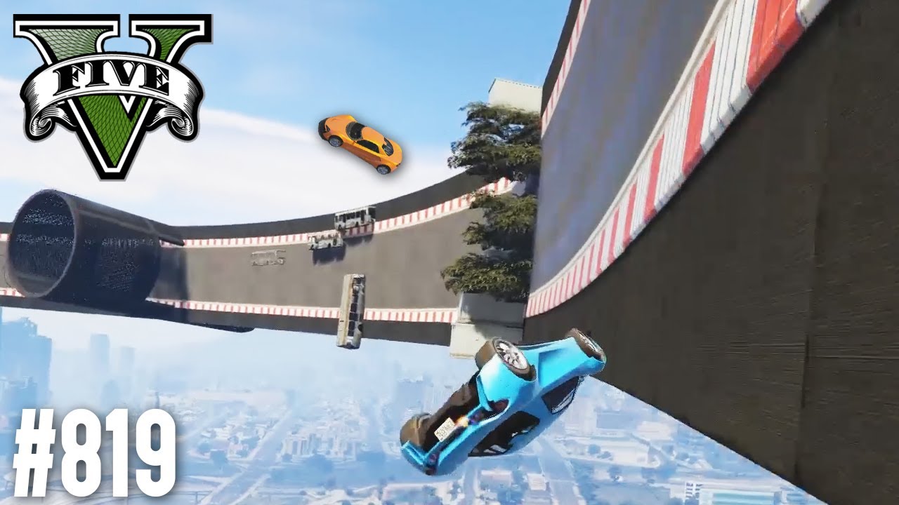 ULTRA HINDERNIS WALLIRDE! (+DOWNLOAD) | GTA 5 - CUSTOM MAP RENNEN