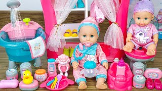 Satisfying with Unboxing Cute Doll Bathtub, Kitchen Set, Disney Toys Collection | ASMR