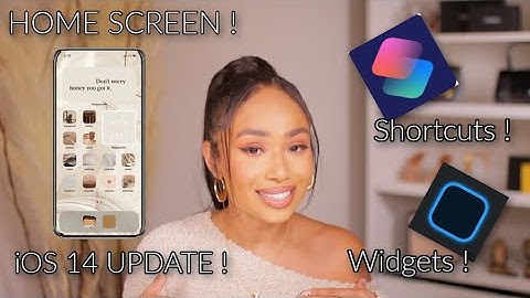HOW TO: Aesthetic iPhone Customization with iOS 14! Widgets + Shortcuts