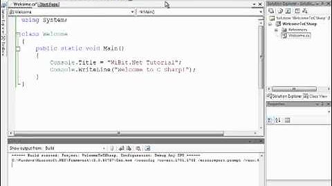 C# Beginner Crash Course - 03 - First Program Part 2.mp4