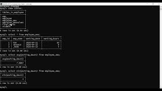 Database Management System SQL AGGREGATION