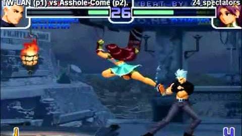 GGPO KOF 2002 TW LAN vs Asshole Come part 2_25 02 2014