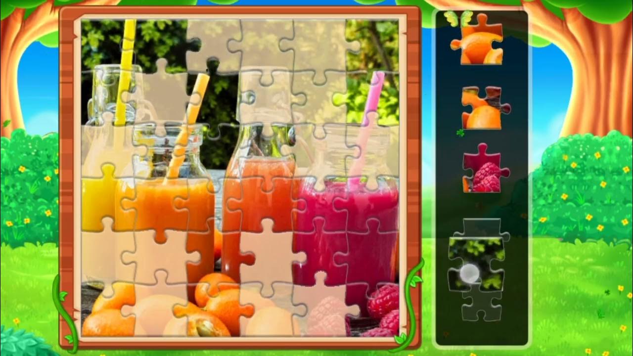 Fruit Juices Puzzle YouTube