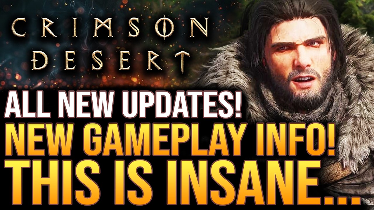 Crimson Desert - New Gameplay Details! This is INSANE!  Wild Archer Builds, Visual Upgrade and More!