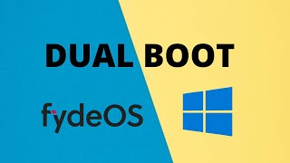 dual boot fyde os and windows 10 || turn your laptop into chromebook