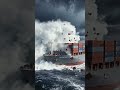 Atlantic Cargo Ship Sinks in Monster #AtlanticOcean #CargoShip #OceanStorm #DeepOcean #Shipwreck