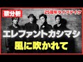 【歌分析】エレファントカシマシさん【風に吹かれて】～２５周年ライブ.take