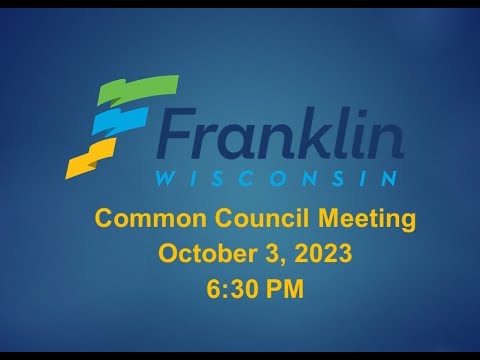 Common council - 10/3/2023 - 6:30 pm