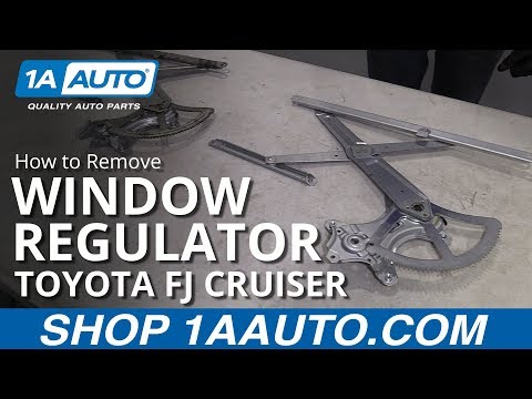 How To Replace Window Regulator 07 14 Toyota Fj Cruiser 1a Auto