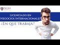 ¿En Qué Trabaja un Licenciado en Negocios Internacionales?