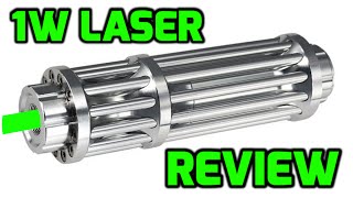 1W 532nm Green Burning Laser Pointer Review