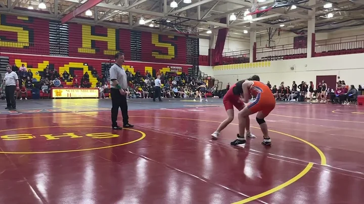 Nina Wrestling Sophomore Year: Match One [Schaumbu...