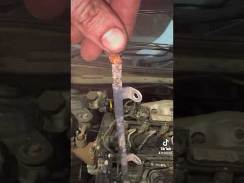 Glow plug wiring issue on this Hyundai.Hanging on by a thread! #hyundai Glow plug wiring issue on this Hyundai.Hanging on by a thread! #hyundai