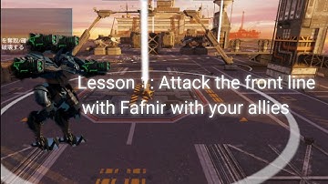 #warrobotsfafnir ［master fafnir］How to use Fafnir part 1