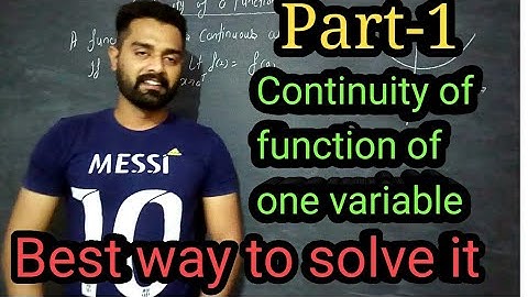 1.Continuity of function in hindi/Limit and continuity in hindi